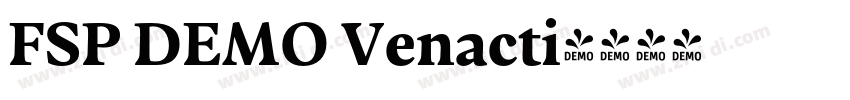 FSP DEMO Venacti字体转换 FSP DEMO Venacti字体转换